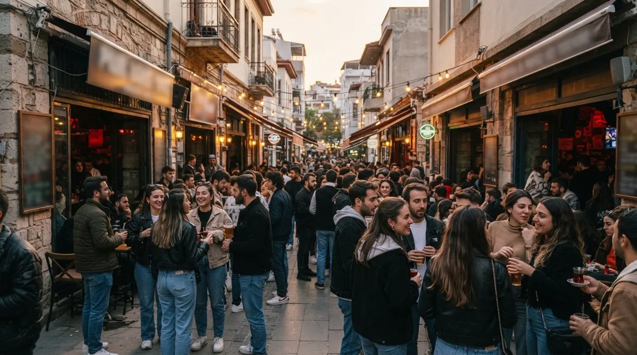 Bornova, Esmirna: cerveza barata, mansiones levantinas y un barrio que trasnocha