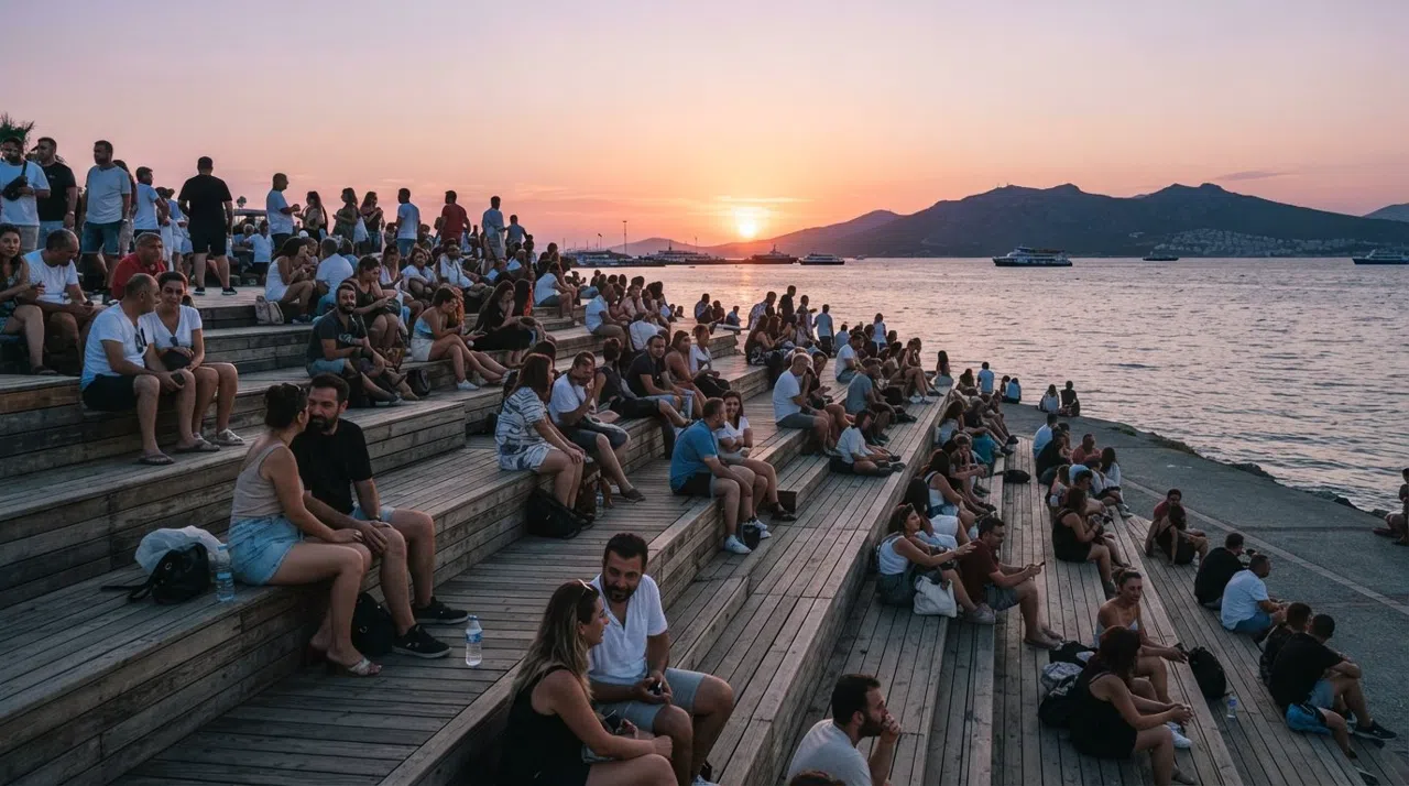 Bostanlı, Izmir: atardeceres, mariscos y una vida frente al mar en la bahía